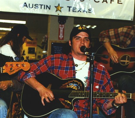 Willie Braun of Reckless Kelly at Borders Books and Records, Austin, Texas