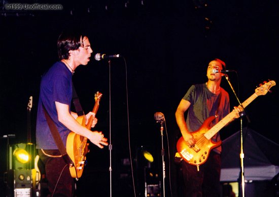 A.J. and Omar Valléjo of Valléjo at The Great Tastes of Austin '99, Celis Brewery, Austin, Texas