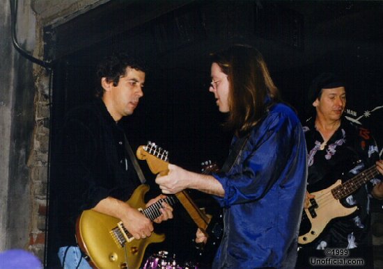 David Grissom, David Holt and Tommy Shannon of Storyville at The Satellite Lounge, Houston, Texas