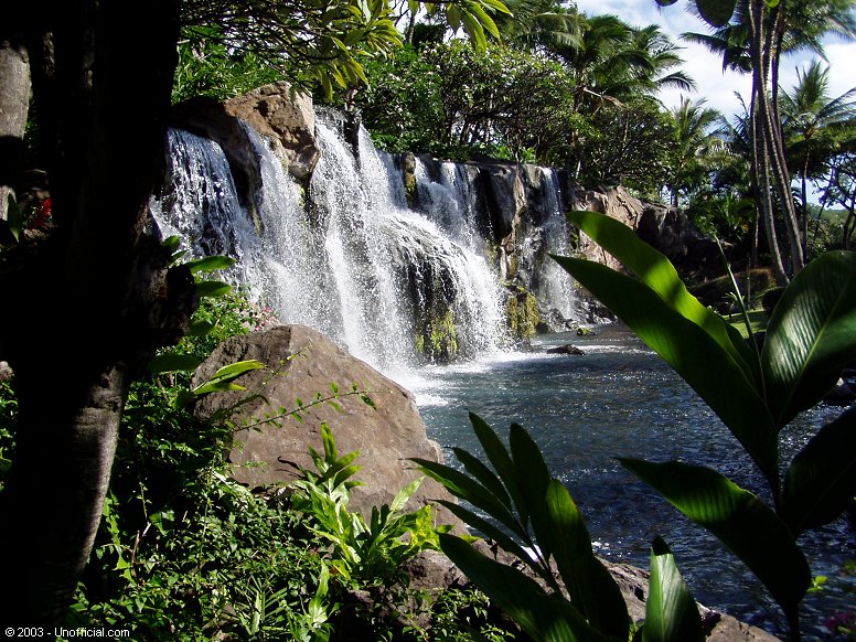 Waterfall at The Grand Wailea Resort, Wailea, Maui, Hawai'i