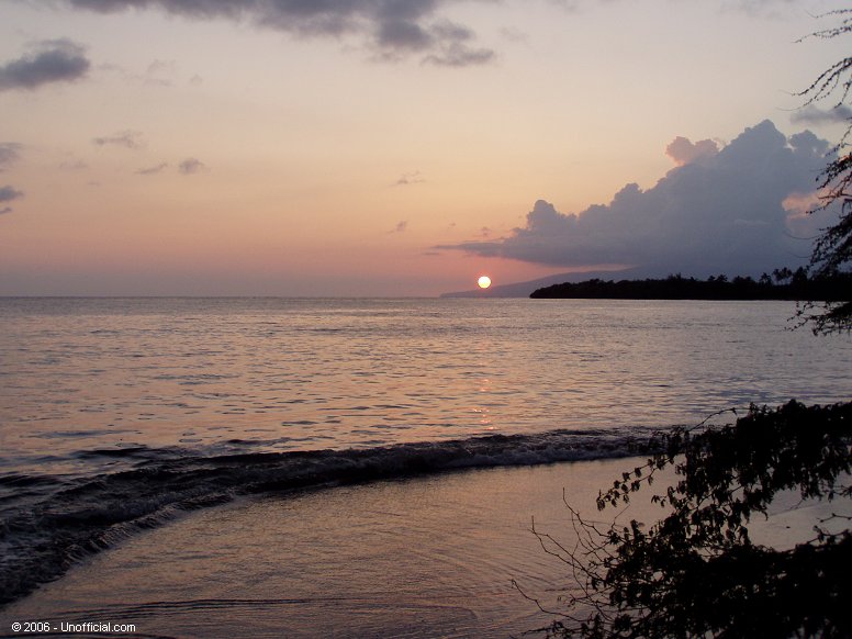 Maui Sunset from Olowalu Beach, Maui, Hawai'i