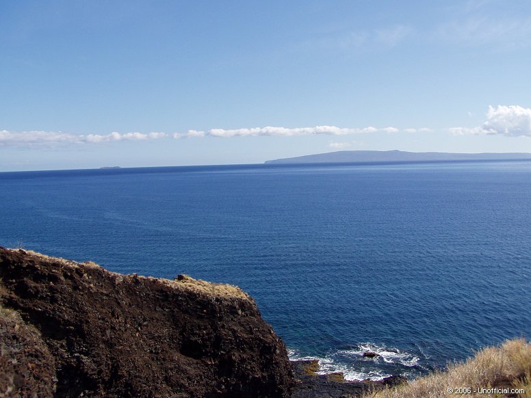 Island of Kaho'olawe from Honoapi'ilani Highway on Maui, Hawai'i