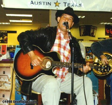 Jon Dee Graham at Borders Books and Records, Austin, Texas