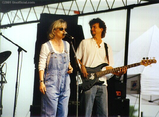 Beth Black and Jimmy McFeeley of The Beth Black Band at Fiesta Gardens, Austin, Texas