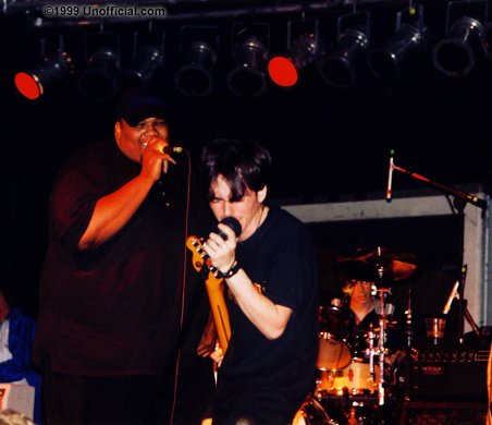 Don Robinson of MC Overlord and A.J. Valléjo of Valléjo at Mother Earth Fest '99, Celis Brewery, Austin, Texas