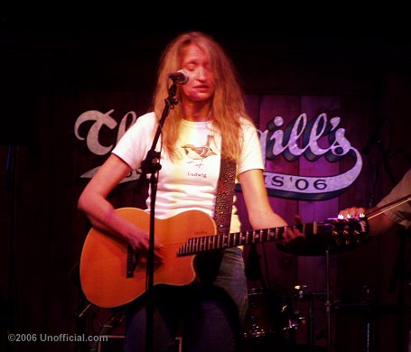 Barbara 'K' Kooyman at the The Hot Greezy Gonzo Hour at Threadgill's World Headquarters, Austin, Texas