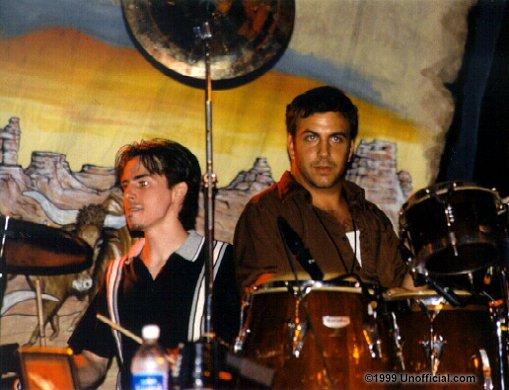 Alex Valléjo and Diego Simmons of Valléjo at The Great Tastes of Austin '98, Celis Brewery, Austin, Texas