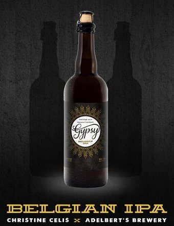Gypsy Belgian IPA, a collaboration beer from Christine Celis, brewer Kimberly Clarke and Scott Hovey of Adelbert's Brewery in Austin, Texas