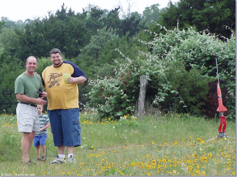 Garth, Ethan and Jeff Gish at Debra and Garth's house, Austin, Texas