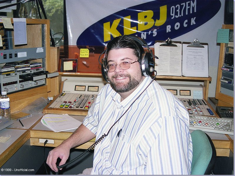Jeff 'Yetti' Gish at KLBJ-FM, Austin, Texas