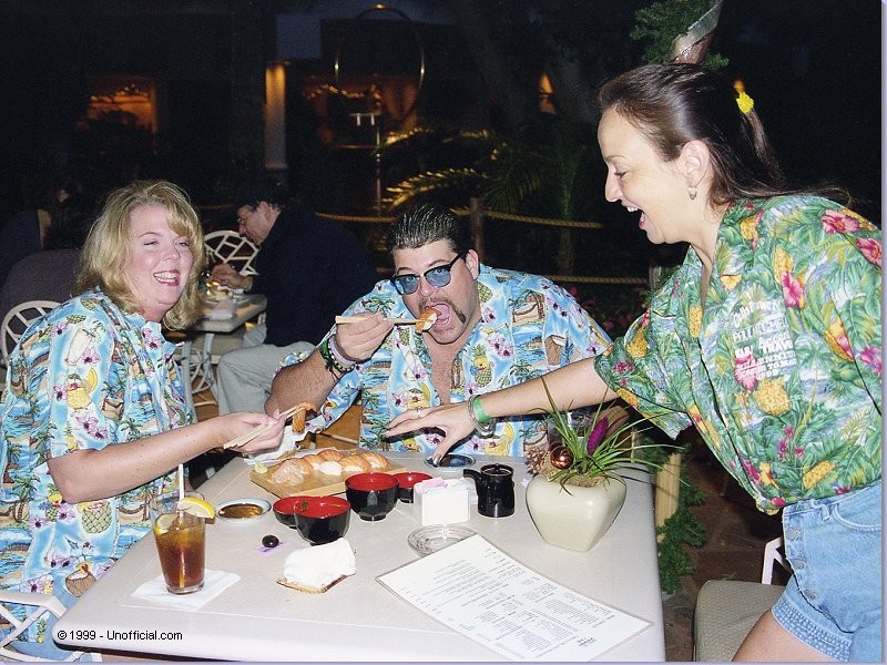 Karen and Jeff Gish with Peggy Simmons on the Millennium Mission to Maui at the Westin Maui Hotel, Ka'anapali, Maui