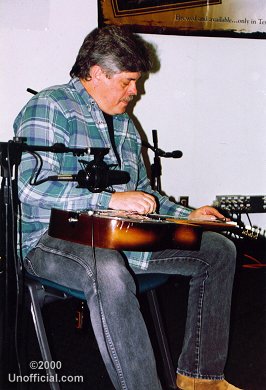 Lloyd Maines at a local radio station, Austin, Texas
