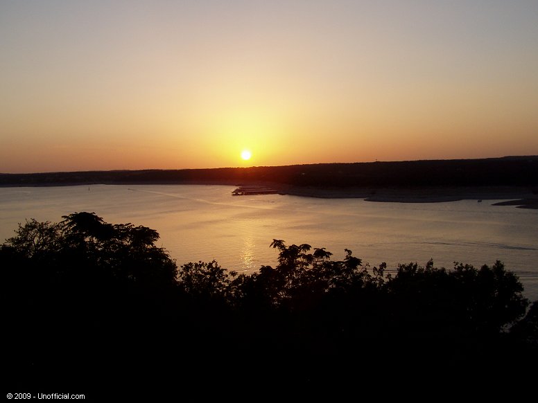Sunset at Lake Travis, Texas