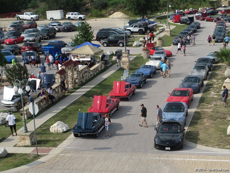 Corvette Invasion at The Oasis, Lake Travis, Texas