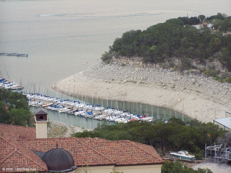 Marshall Ford Marina on Lake Travis, Texas