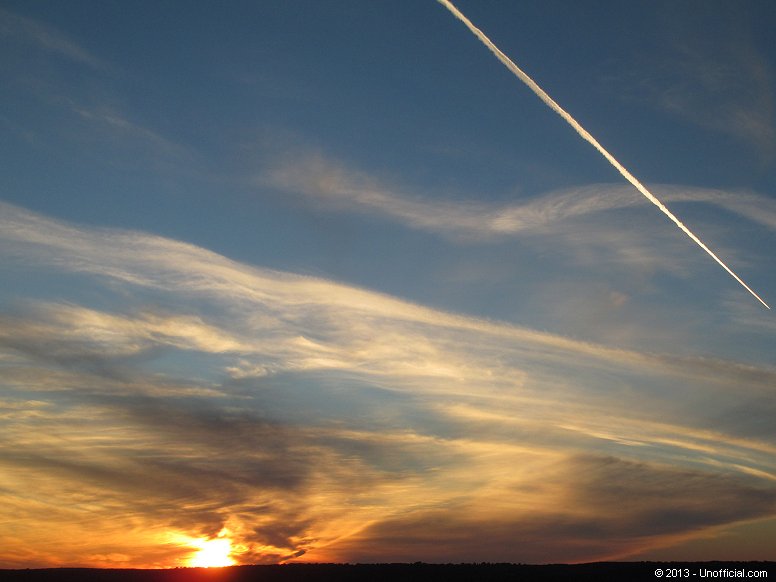 Sunset in northwest Travis County, Texas