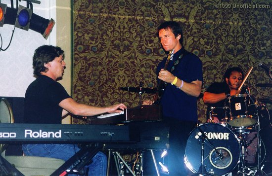 Bukka Allen, Ian Moore and J.J. Johnson of the Ian Moore Band at the Westin Maui Hotel, Ka'anapali, Maui, Hawaii
