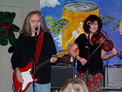 Cleve and Sweet Mary Hattereley of Greezy Wheels at the Armadillo Christmas Bazaar, Austin, Texas
