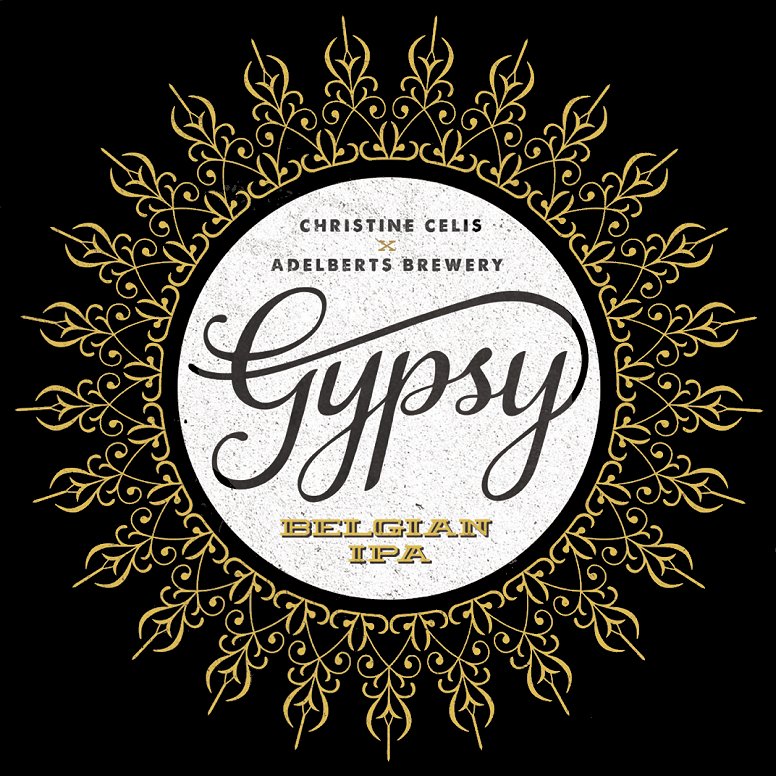 Gypsy Belgian IPA, a collaboration ale by Christine Celis and Adelbert's Brewery