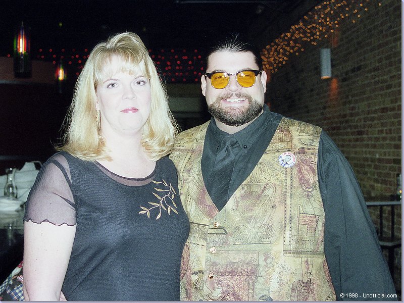 Karen and Jeff Gish at the Lucky Lounge in downtown Austin, Texas