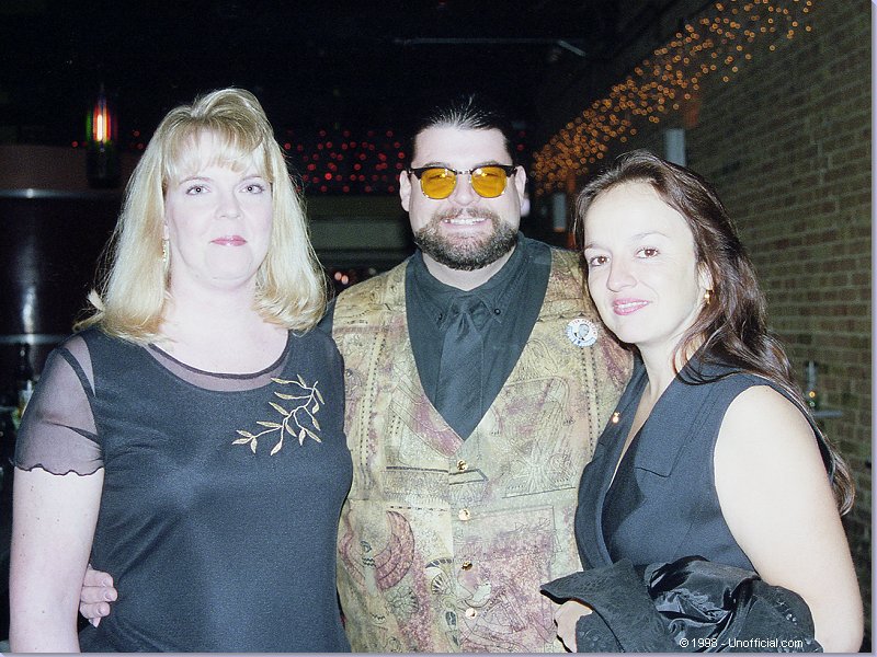 Karen and Jeff Gish with Peggy Simmons at the Lucky Lounge in downtown Austin, Texas